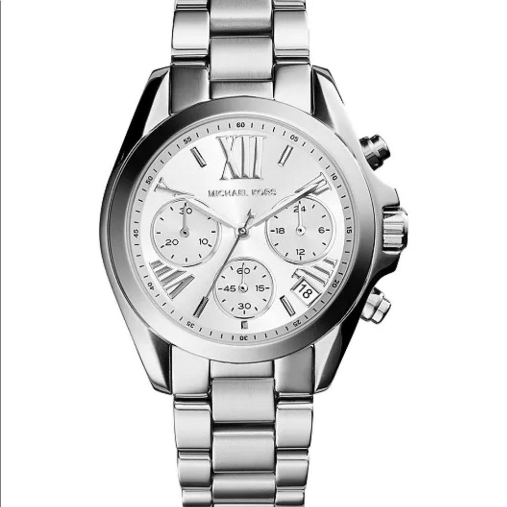MICHAEL KORS all stainless steel bracelet watch